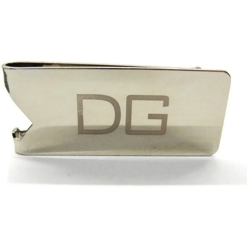 Bottle Opener Stainless Steel Money Clip Cash ID Holder Monogrammed 